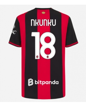 Billige Fotballdrakt AC Milan Christopher Nkunku #18 Replika Hjemmedrakt 2026-27 Kortermet Billige Fotballdrakt AC Milan Christopher Nkunku #18 Replika Hjemmedrakt 2026-27 Kortermet